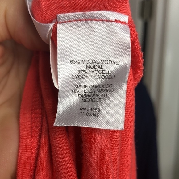 Rachel Rachel Roy Blouse Peach Pink Orange XS Love Is All You Need - Picture 6 of 6